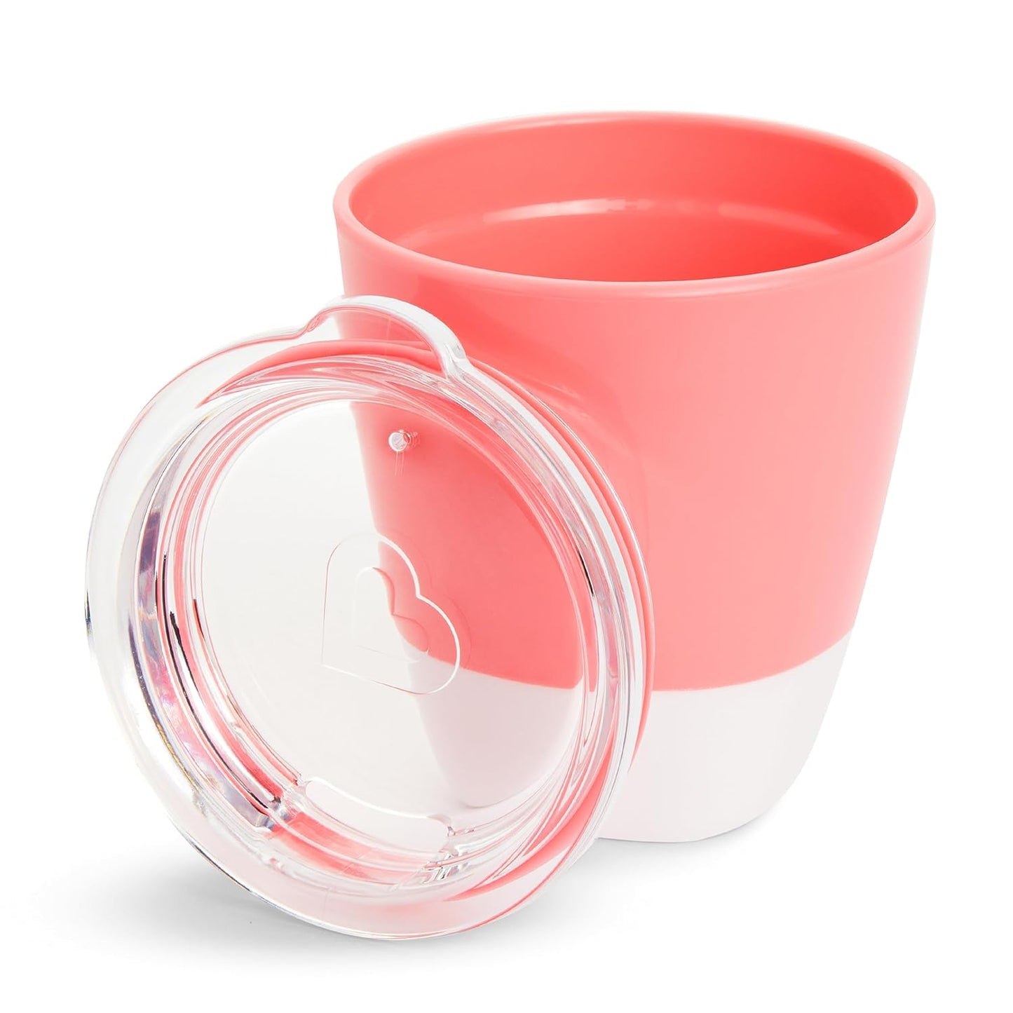Munchkin® Splash™ Open Toddler Cups with Training Lids, 7 Ounce, Multicolored, 4 Pack | Open, with Training Lids
