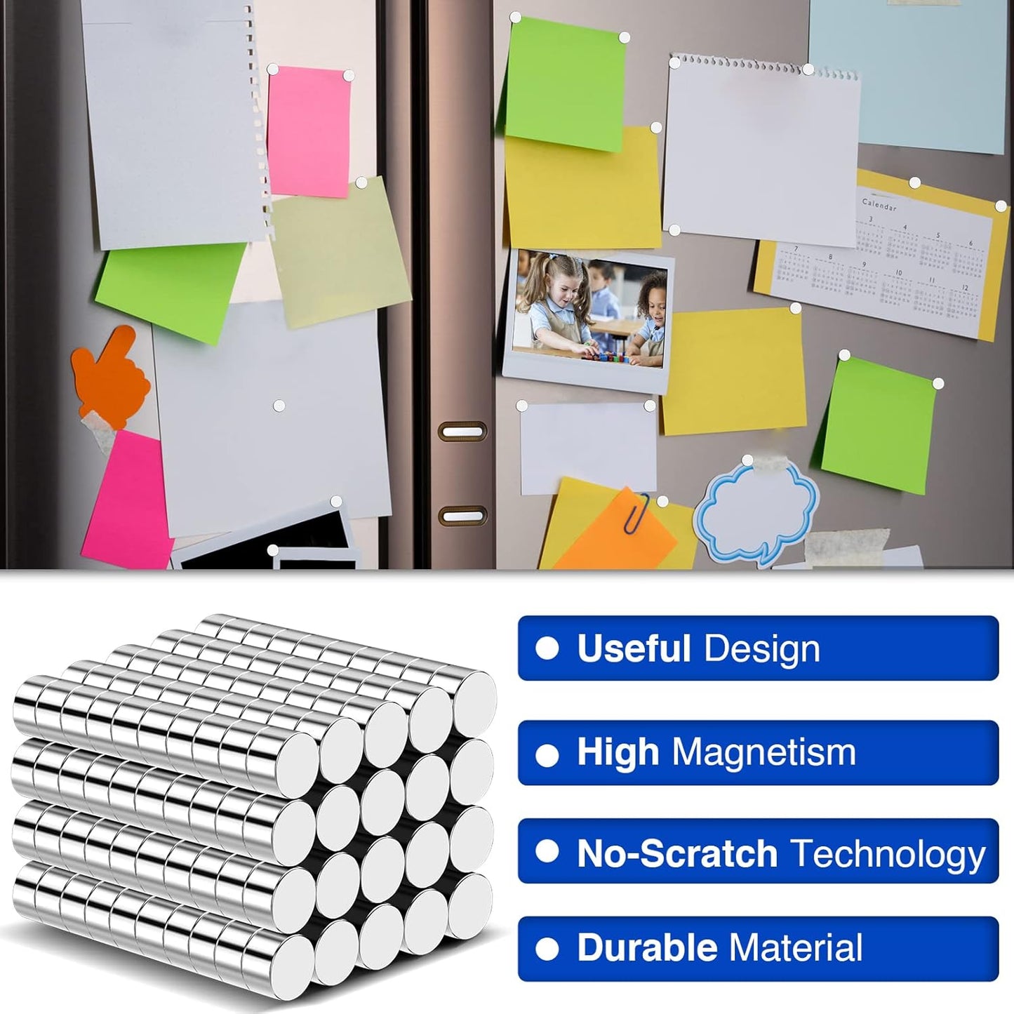 320Pcs Small Neodymium Magnets, 6x2mm Small Rare Earth Magnet Mini Magnets for Whiteboard, Office, School, STEM Measurement Kit, 3D Printing,Science Experiments