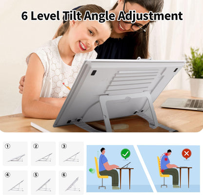 Rechargeable A3 Light Pad for Diamond Painting,Tracing Light Box with Stand and Clip,3 Colors Stepless Dimmable and 6 Levels of Brightness Light Board for Artists,Drawing,Sketching,Animation