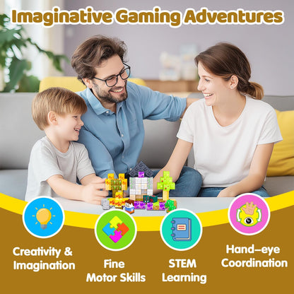 Magnetic Blocks Toys for Kids, 100 PCS Building Blocks Cubes, Stacking Magnetic Tiles Toys for Kids Toddlers Boys Girls Ages 3 4 5 6 7 8-12 Birthday Gifts Party Supplies (Underworld)