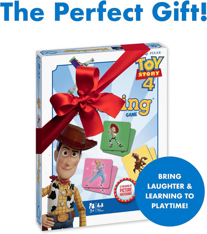 Wonder Forge Toy Story 4 Matching Game | Build Focus and Memory with Woody, Buzz, and Beloved Pixar Characters | Fun and Engaging Activity for Kids Ages 3+