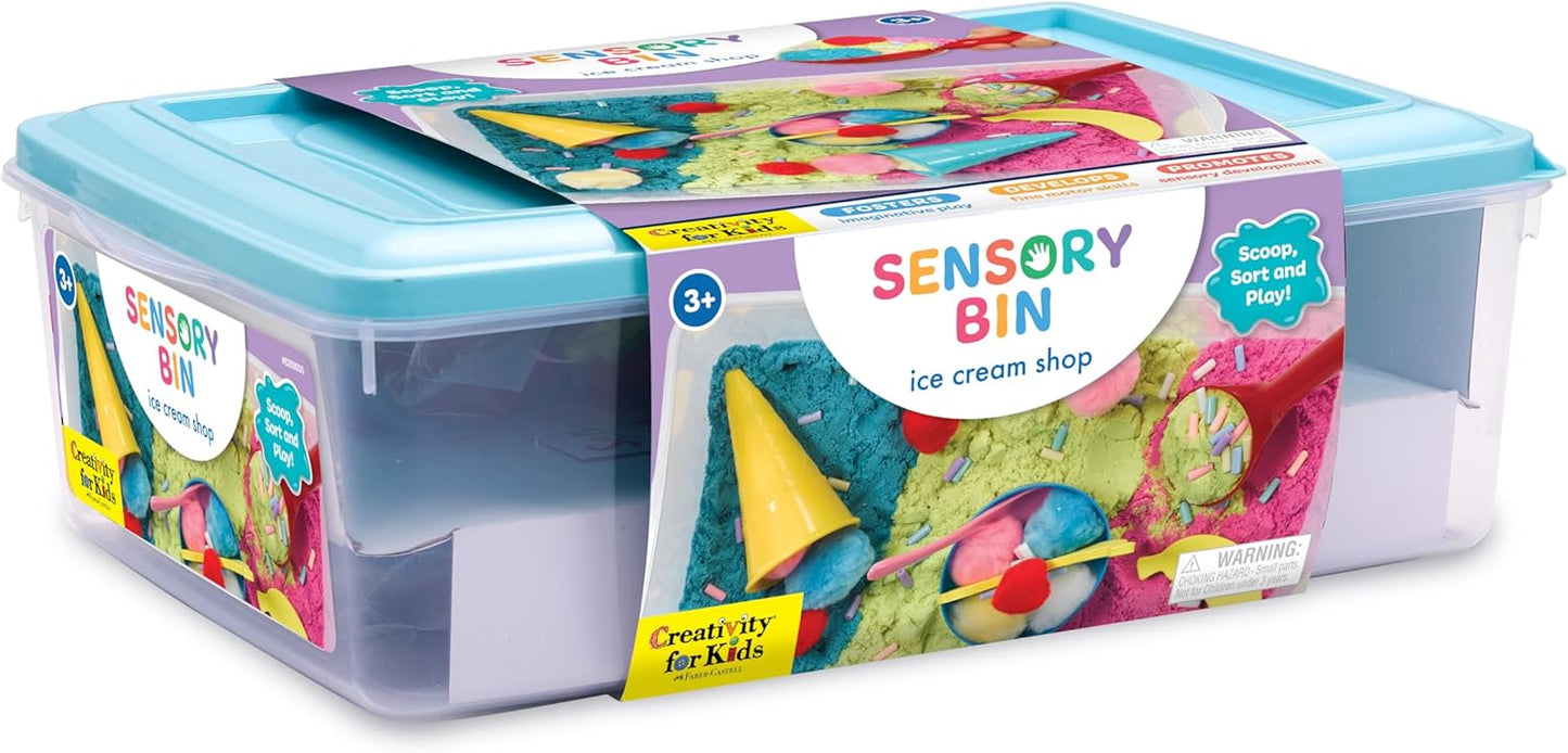 Creativity for Kids Sensory Bin: Dinosaur Dig - Toddler Sensory Toys, Sensory Bin Filler and Toddler Activities for Boys and Girls, Dinosaur Toys for Kids Ages 3-5+