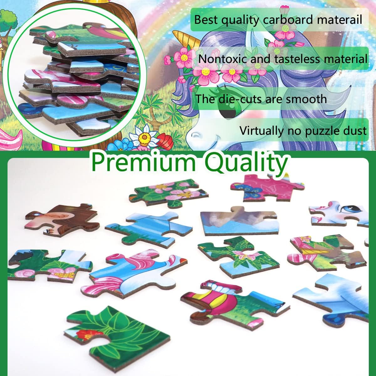 Puzzles for Kids Ages 4-8 Year Old,100 Piece Dinosaur Jigsaw Puzzle for Toddler Children Learning Educational Puzzles Toys for Boys and Girls - Every Piece is Unique