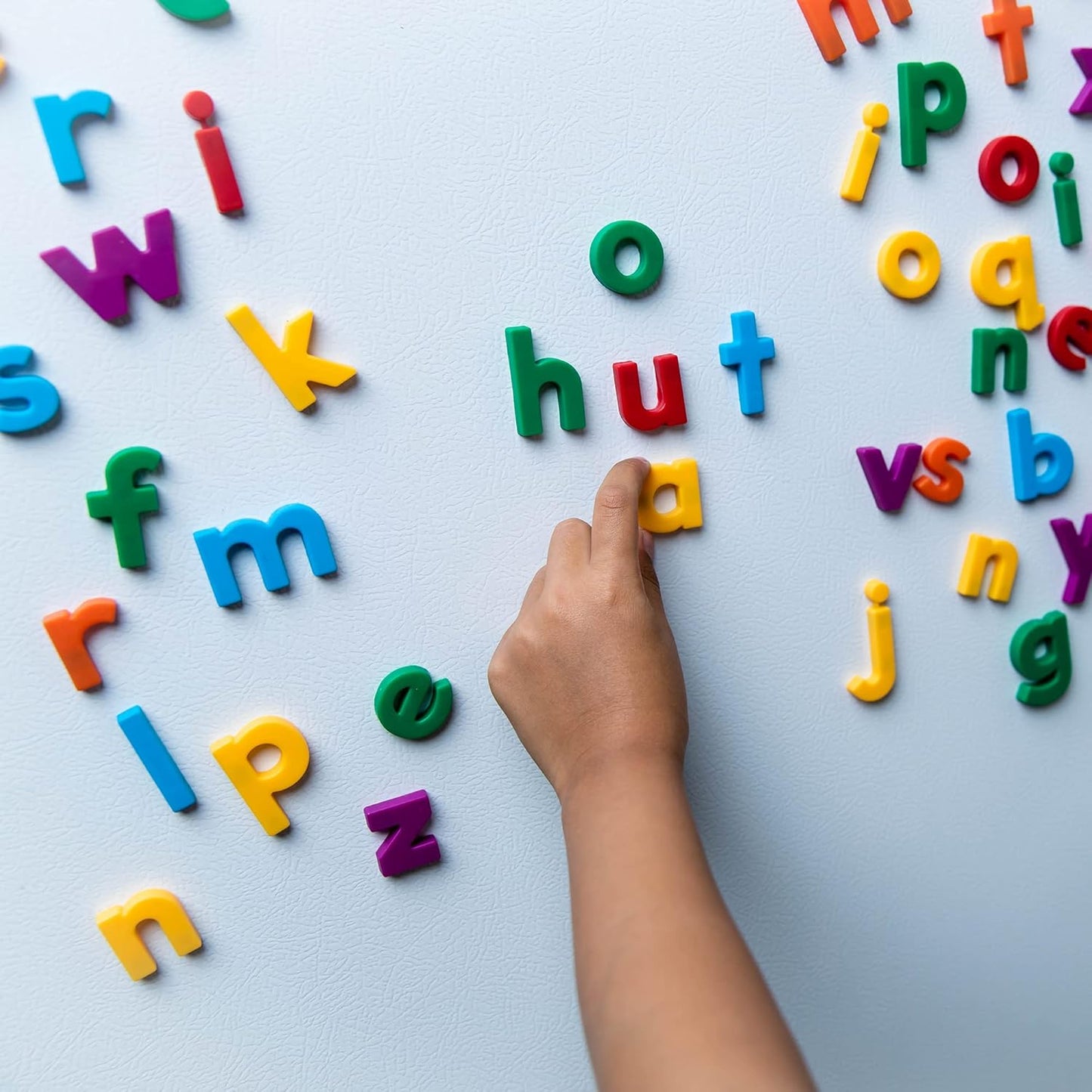 Educational Insights Multicolored Uppercase AlphaMagnets , Set of 42 Uppercase Letters: Perfect for Homeschool & Classroom, Ages 3+
