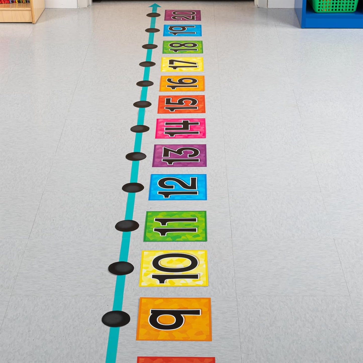 Really Good Stuff EZ Stick Jumbo Number Line - 66 Pieces