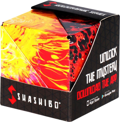 Shashibo Shape Shifting Box - Award-Winning STEM Fidget Toy with Ultra Strong Magnets - Puzzle Cube Transforms Into 100+ Shapes, Perfect Sensory Gift for Kids, Teens, and Adults (Cosmos)