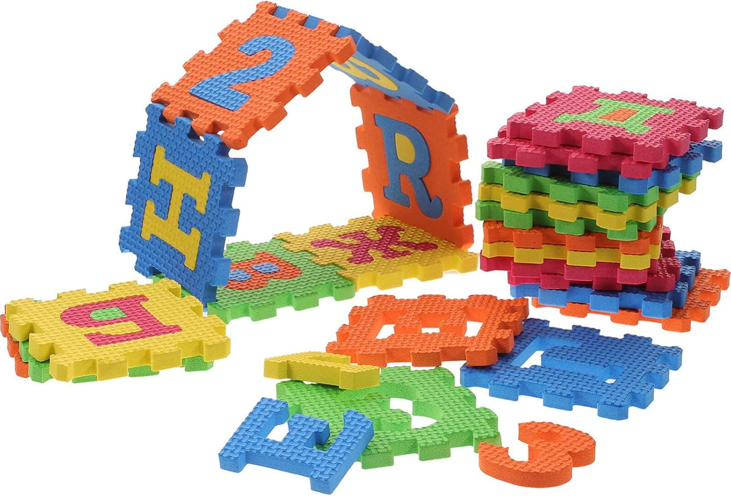 36pcs Russian Puzzle Mat Interlocking Carpet Tiles Russian Alphabet Play Mat Interlocking Puzzle ABC Rugs for Babies Baby Toys Box Large Floor Eva Toddler