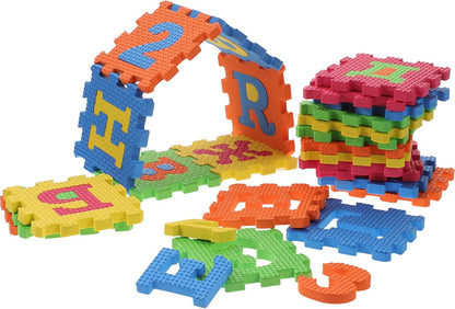 36pcs Russian Puzzle Mat Interlocking Carpet Tiles Russian Alphabet Play Mat Interlocking Puzzle ABC Rugs for Babies Baby Toys Box Large Floor Eva Toddler