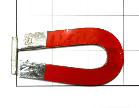 Eisco - Small Horseshoe U-Shaped Magnet, Chrome Steel, 3" x 1 9/16", Educational Physics Lab Tool, Magnetism & Magnetic Field Demonstrations, Classroom Science Experiments, Teaching Resource