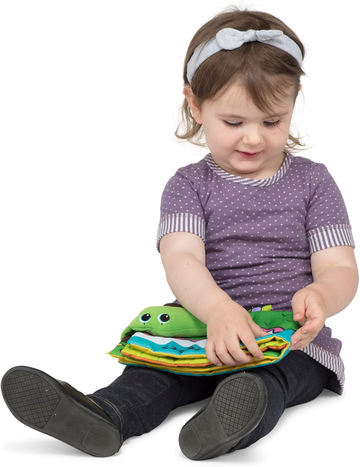 Melissa & Doug K’s Kids My First Activity Book 8-Page Soft Book for Babies and Toddlers Early Learning Developmental Plush Soft Activity for Babies and Toddlers