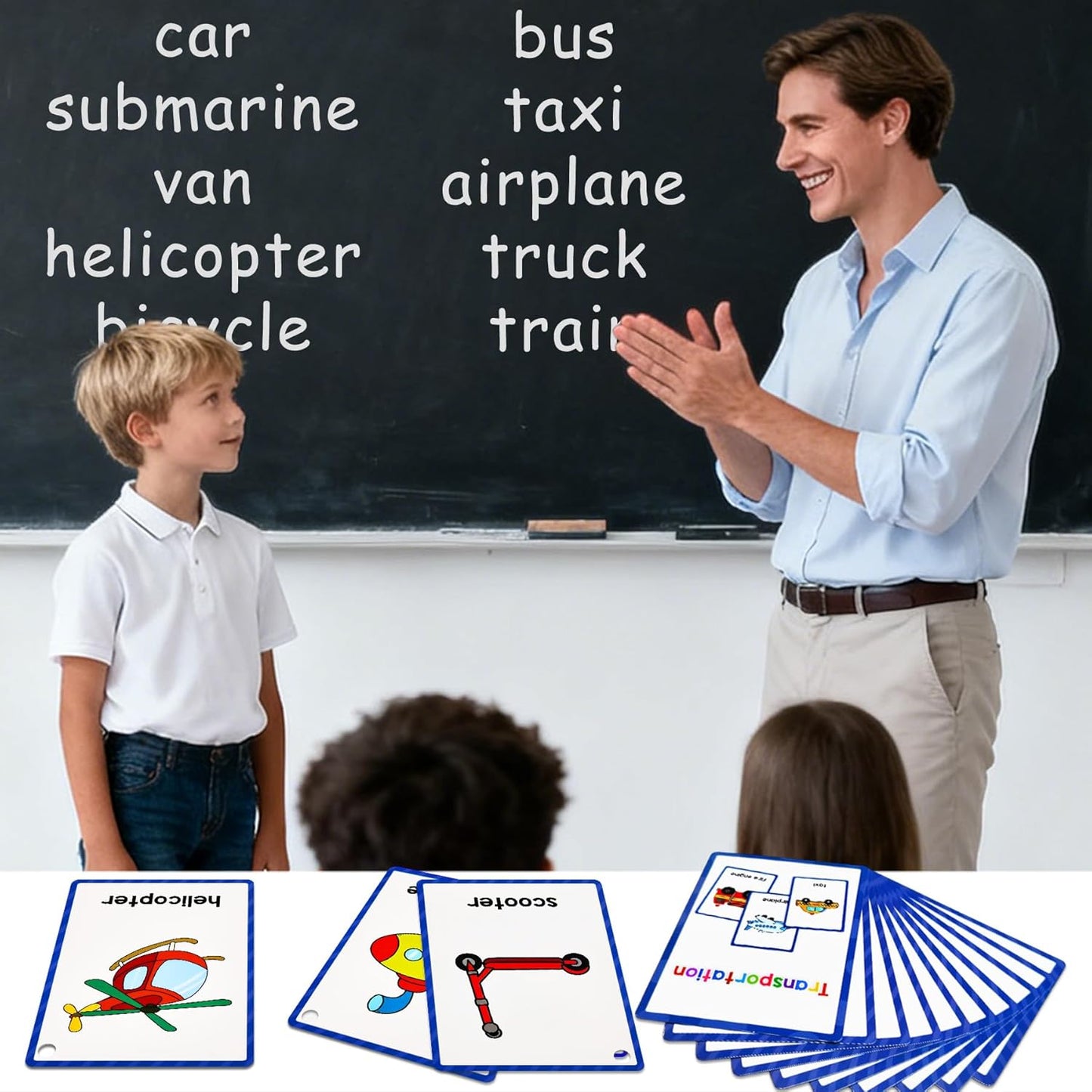 Learning Flashcards Number, 28 Different Number Educational Cards, Social Learning Card for Kids
