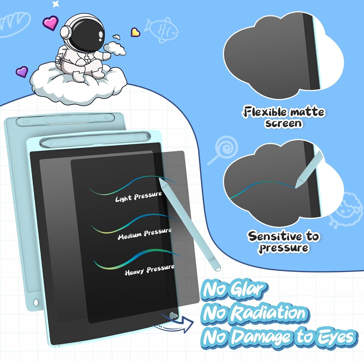 3 Pack LCD Writing Tablet, Colorful Toddler Drawing Tablet Doodle Board for Kids, Erasable Reusable Electronic Drawing Pad, LEYAOYAO Educational and Learning Toy for 3-6 Years Old Boy and Girl