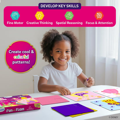 Skillmatics Foam Sticker Art Activity - Animals, Mess-Free Fun for Kids, 800+ 3D Foam Stickers, DIY Felt Craft Kits, Gifts for Boys & Girls Ages 3, 4, 5, 6, 7