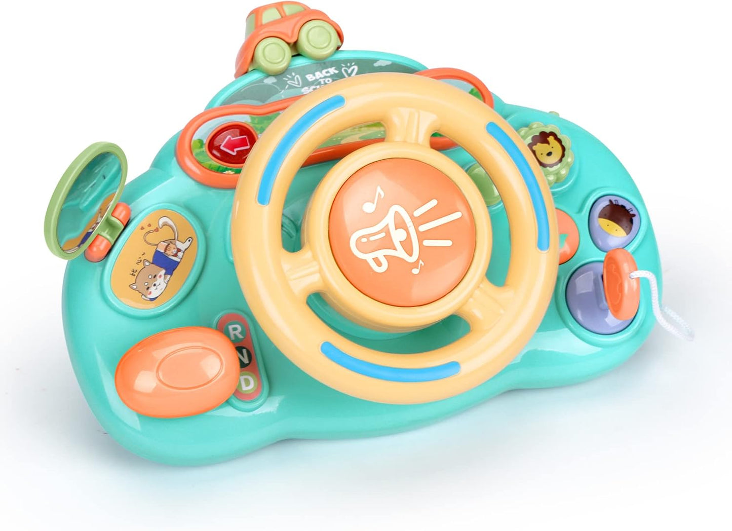Caterbe Steering Wheel for Toddlers Toys, Baby Montessori Toy for Educational Gift