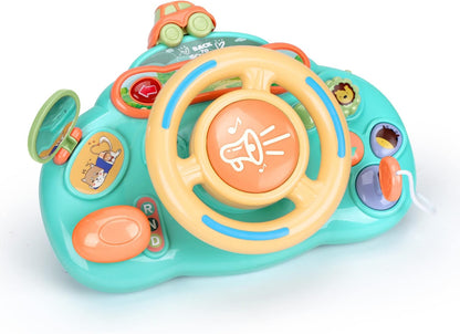 Caterbe Steering Wheel for Toddlers Toys, Baby Montessori Toy for Educational Gift