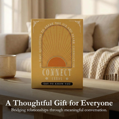 Connect Cards Family Edition - 100 Family Conversation Cards for Kids and Parents to Spark Deeper Connections & Meaningful Moments - Conversation Starters at Home, Dinner, or Travel