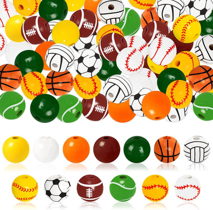180Pcs 4th of July Wood Beads, Red Blue White Star Beads America Flag Patriotic Wooden Bead Independence Day Craft Bead Bulk for 4th of July DIY Garland Jewelry Making Home Decor