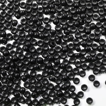 Bala&Fillic 6x9mm Army Green Pony Beads with Smooth Surface 1000pcs Crayon Color Craft Beads (Army Green)