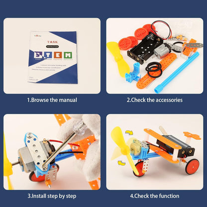11 Set STEM Kits for Ages 8-13 10-12, Engineering & Physics Science kit, Robot Building Science Experiments, Boys Robotics Toys Gifts for 8-10 11 12 13 14