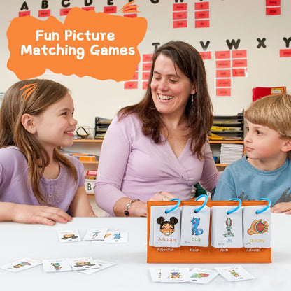 Alened Phonics Flash Cards for Kids 3-8, Sight Words Flash Cards for Kindergarten 1st 2nd 3rd Grade, CVC CVCC CCVC Word Builder, Homeschool & Classroom Phonics Learning Supplies
