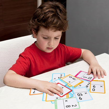 864 Pcs 24 Set Multiplication Flash Cards - Fractions, and Multiplication Flash Cards with Visual Aids Mastered & Review Sorting for Kids 3rd 4th 5th Grade or Homeschool Supplies