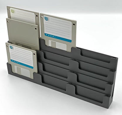 Display Stand Tower Holder for 3.5" Floppy Disks - Holds 12