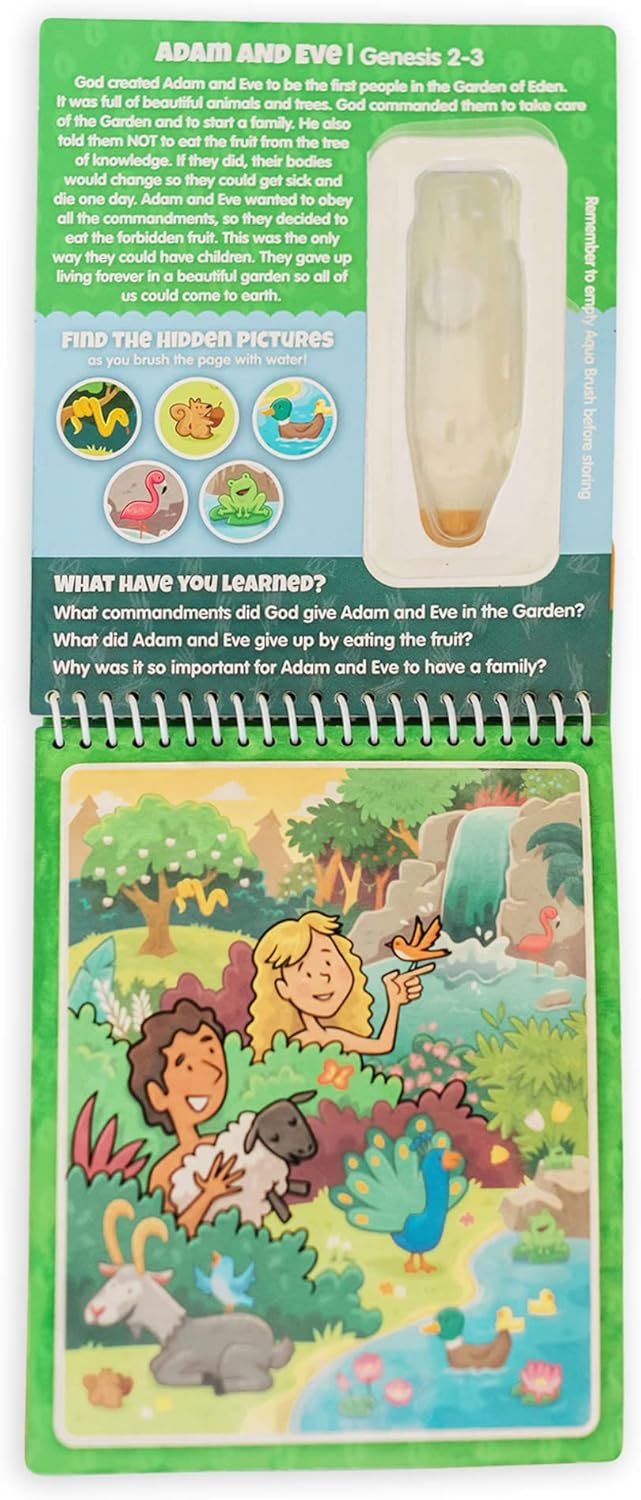 Water Reveal Coloring Scripture Book for Kids Ages 3+. New Testament Bible Stories: Preschool, Elementary, Primary, Christian, Religion