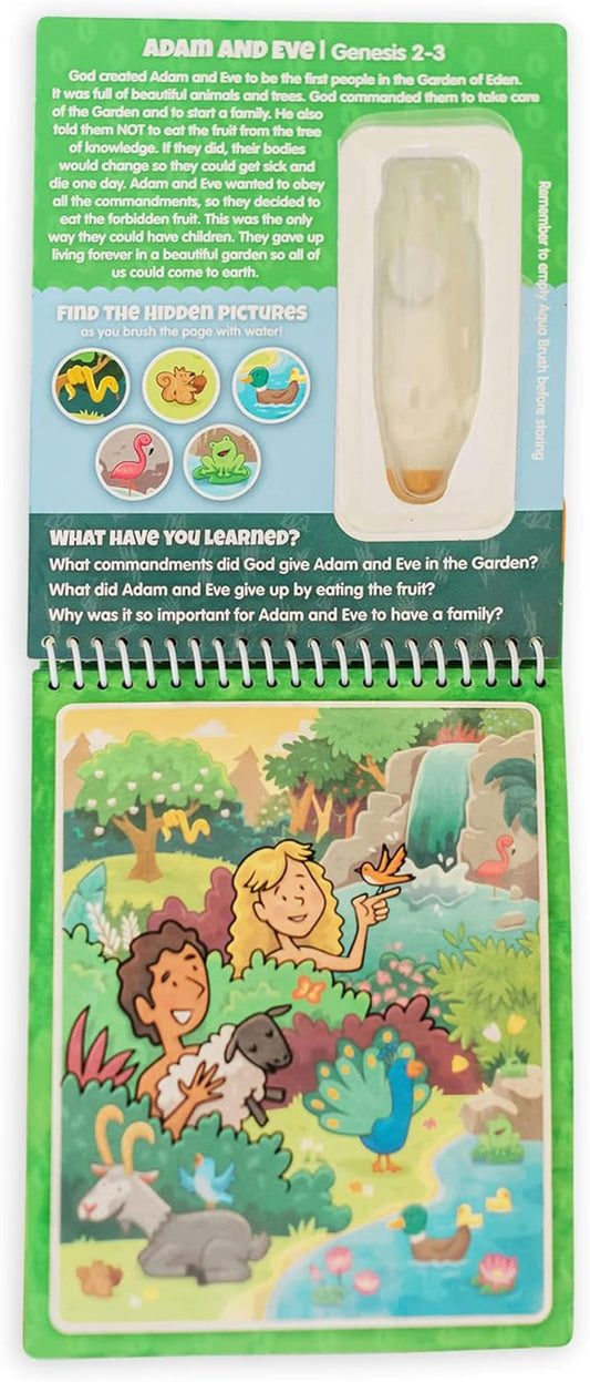 Water Reveal Coloring Scripture Book for Kids Ages 3+. New Testament Bible Stories: Preschool, Elementary, Primary, Christian, Religion