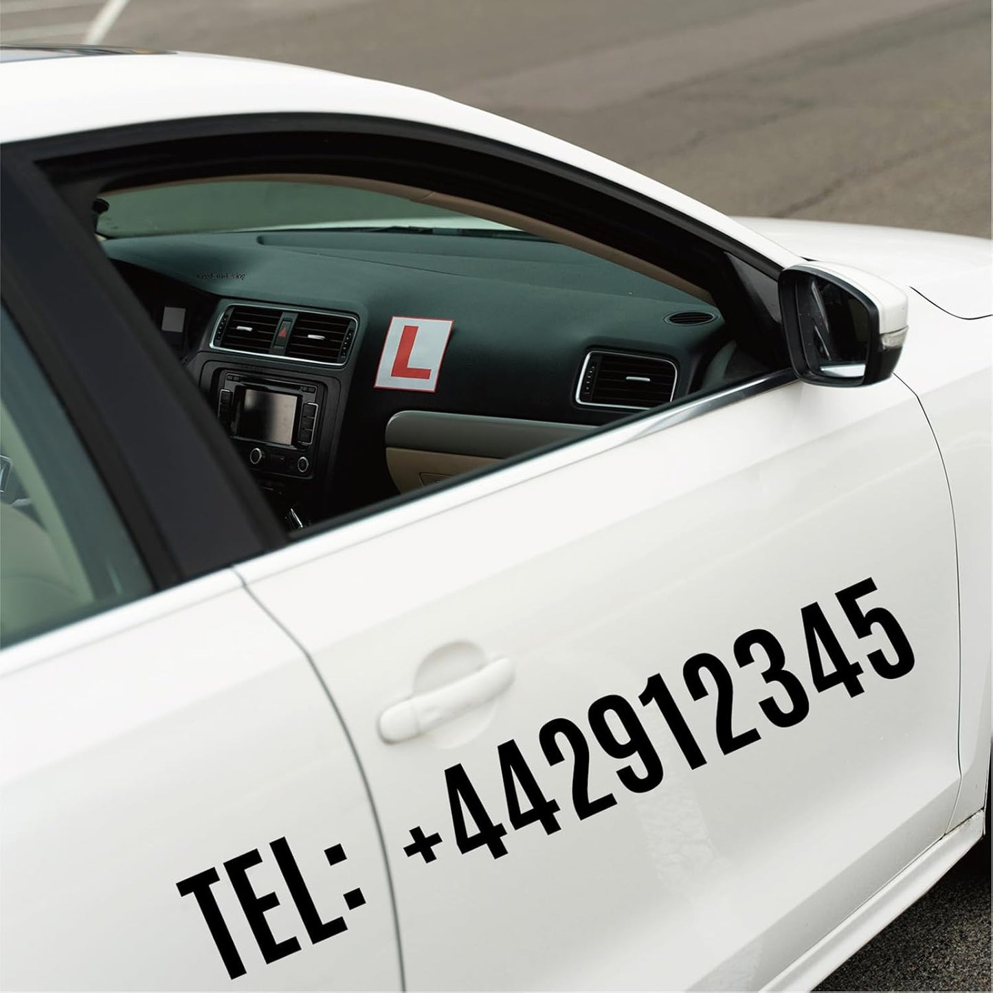 480 Pcs Waterproof 3" Vinyl Alphabet & Number Stickers - Self-Adhesive for Mailboxes, Windows, Doors, Signs, Vehicles & More, Black