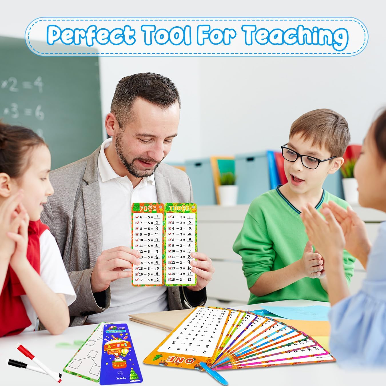 0-12 Multiplication Flash Cards, Large Math Table Flashcards, Multiplication Chart, Educational Times Table Flashcards for Classroom for 1st to 3rd Grades