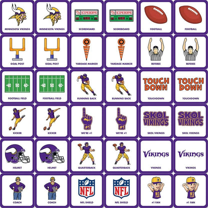 MasterPieces Sports Games - NFL Matching Game - Game for Kids and Family - Laugh and Learn