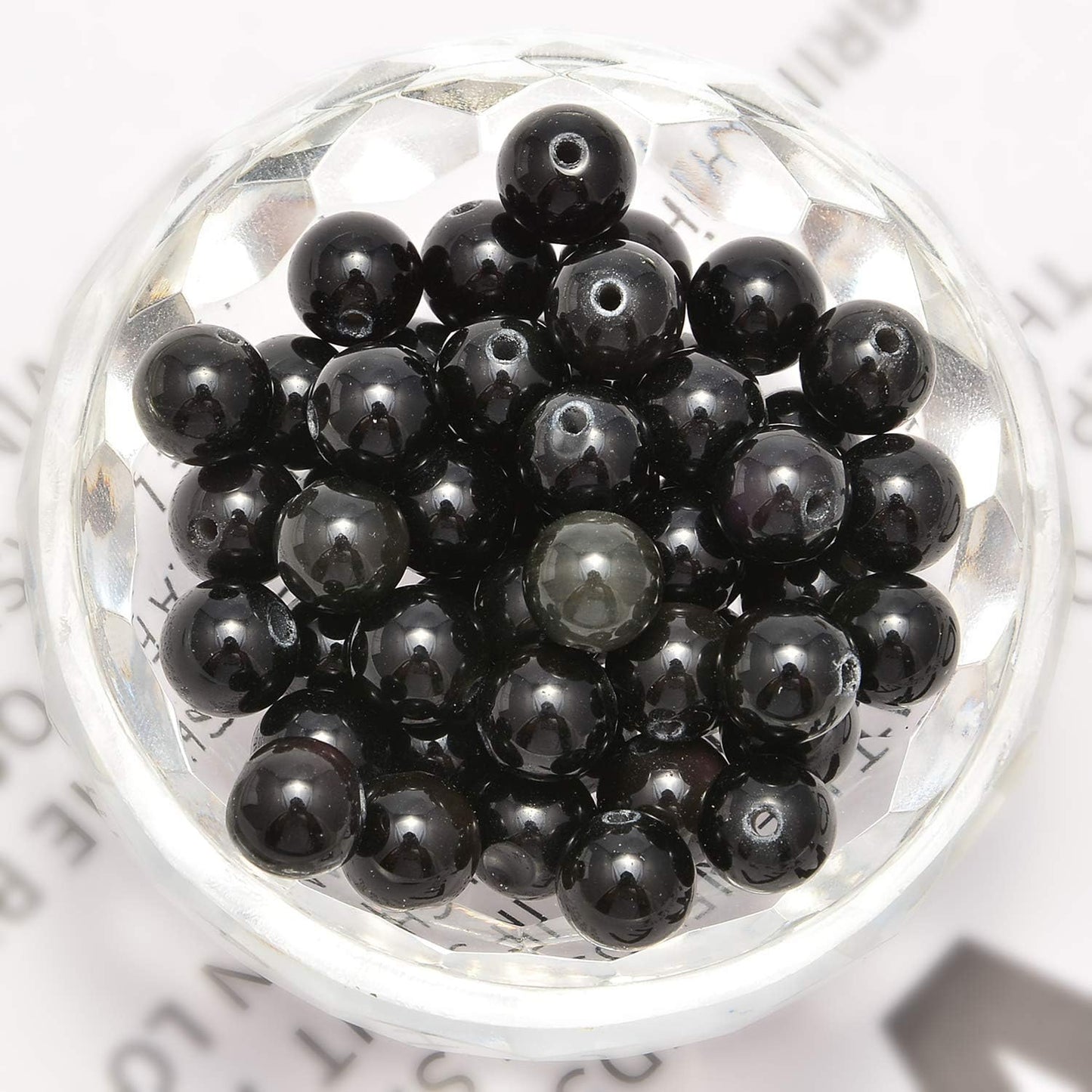 NCB 100pcs Original Natural Stone Beads Gemstone Round Loose Beads 6mm 8mm 10mm (Blue Aventurine, 6mm 100Beads) - Colors A
