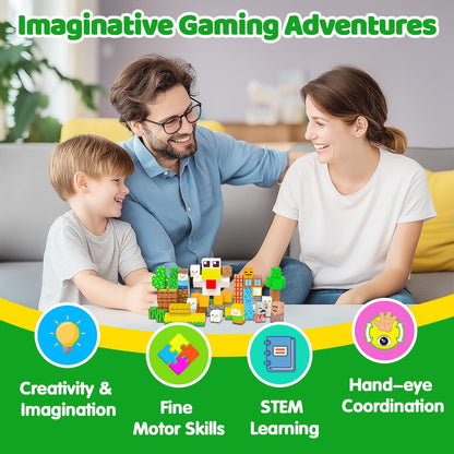 Magnetic Blocks Toys for Kids, 100 PCS Building Blocks Cubes, Stacking Magnetic Tiles Toys for Kids Toddlers Boys Girls Ages 3 4 5 6 7 8-12 Birthday Gifts Party Supplies (Underworld)