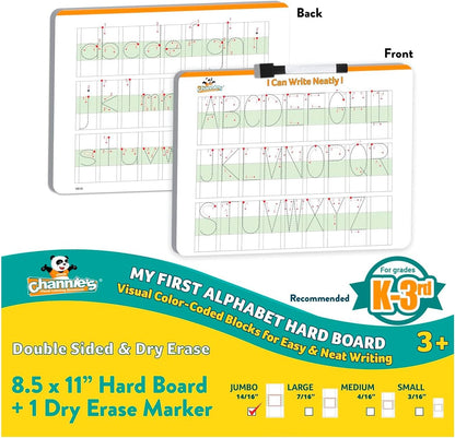 Dry Erase Number & Alphabet Flashcards for Kids Ages 3-5, 10 Numbers & 26 Visual ABC Flash Cards, Homeschool Learning Supplies, Summer School & After School Teaching Supplies for Handwriting Practice