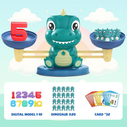 Snugzy Frog Balance Counting Toys, Number Counting Scale Games for Kids Cool Math Learning Games for Boys and Girls Preschool Kindergarten Learning STEM Montessori Educational Toys for 3+ (93 PCS)