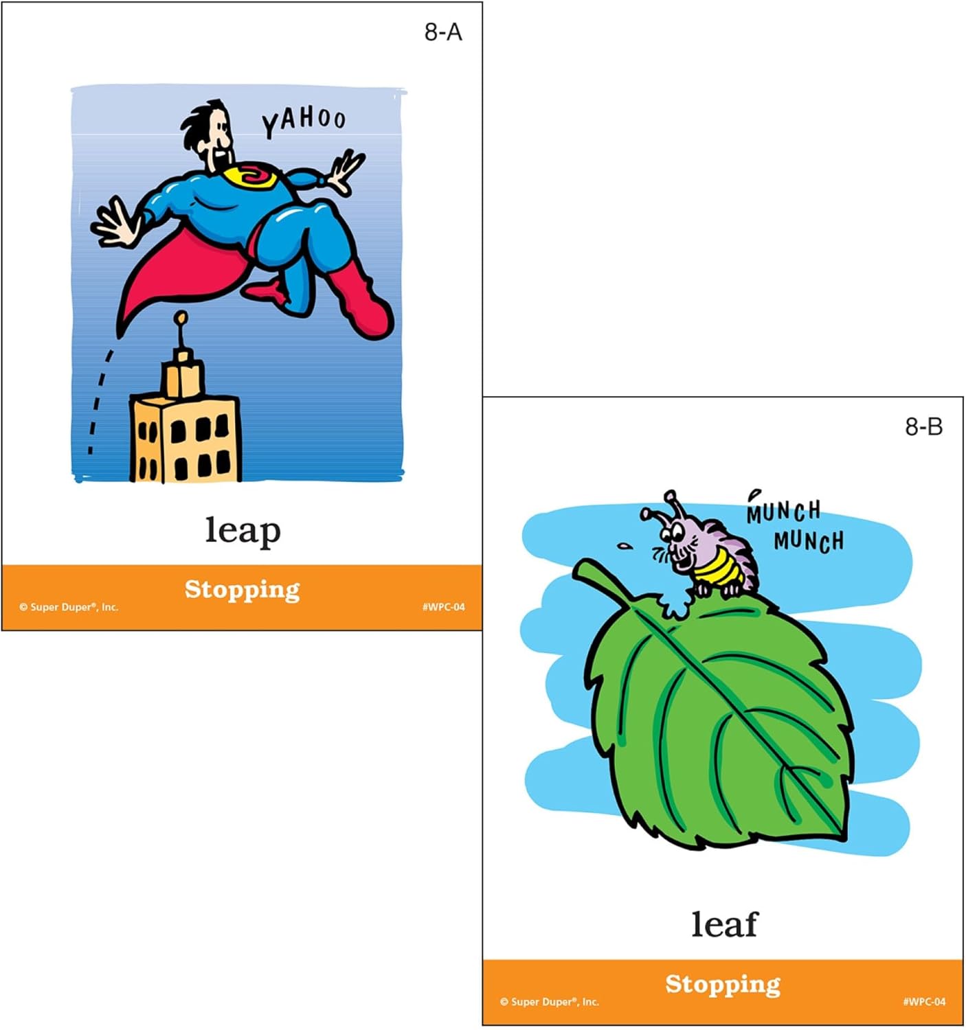 Super Duper Publications | Webber® Illustrated Phonology Stopping Minimal Pair Card Deck | Educational Learning Resource for Children