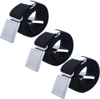 AWAYTR 3 PCS Kids Adjustable Magnetic Belts - Easy to Use Magnetic Buckle Belt for Boys and Girls
