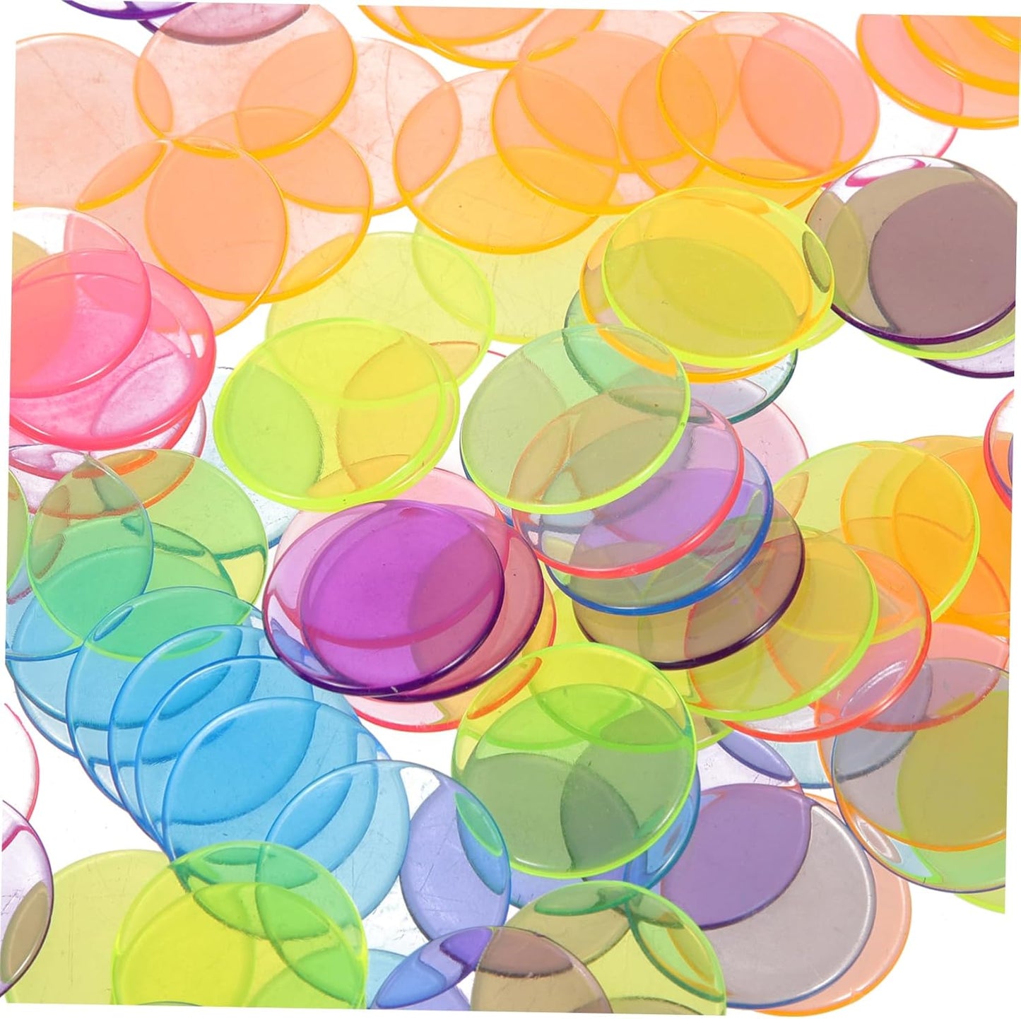300pcs Bingo Counting Chips Markers for Gaming Parties Educational Activities Lightweight Convenient Bingo Game Props for Family Fun