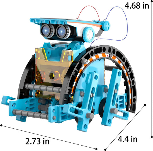 Lucky Doug Solar Power Robot Building Kits Toys for Boys Girls Ages 8-13, STEM Kit Gifts for Kids 8 9 10 11 12 13 Years, DIY Educational Science Building Robotic Set Gifts for Teenagers