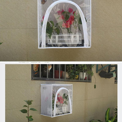 Butterflies Mesh Cage, Wall Mounted Cage for Hanging Butterflies, Small Enclosure with Adhesive Plate, Transparent Design for Observing Growing Process