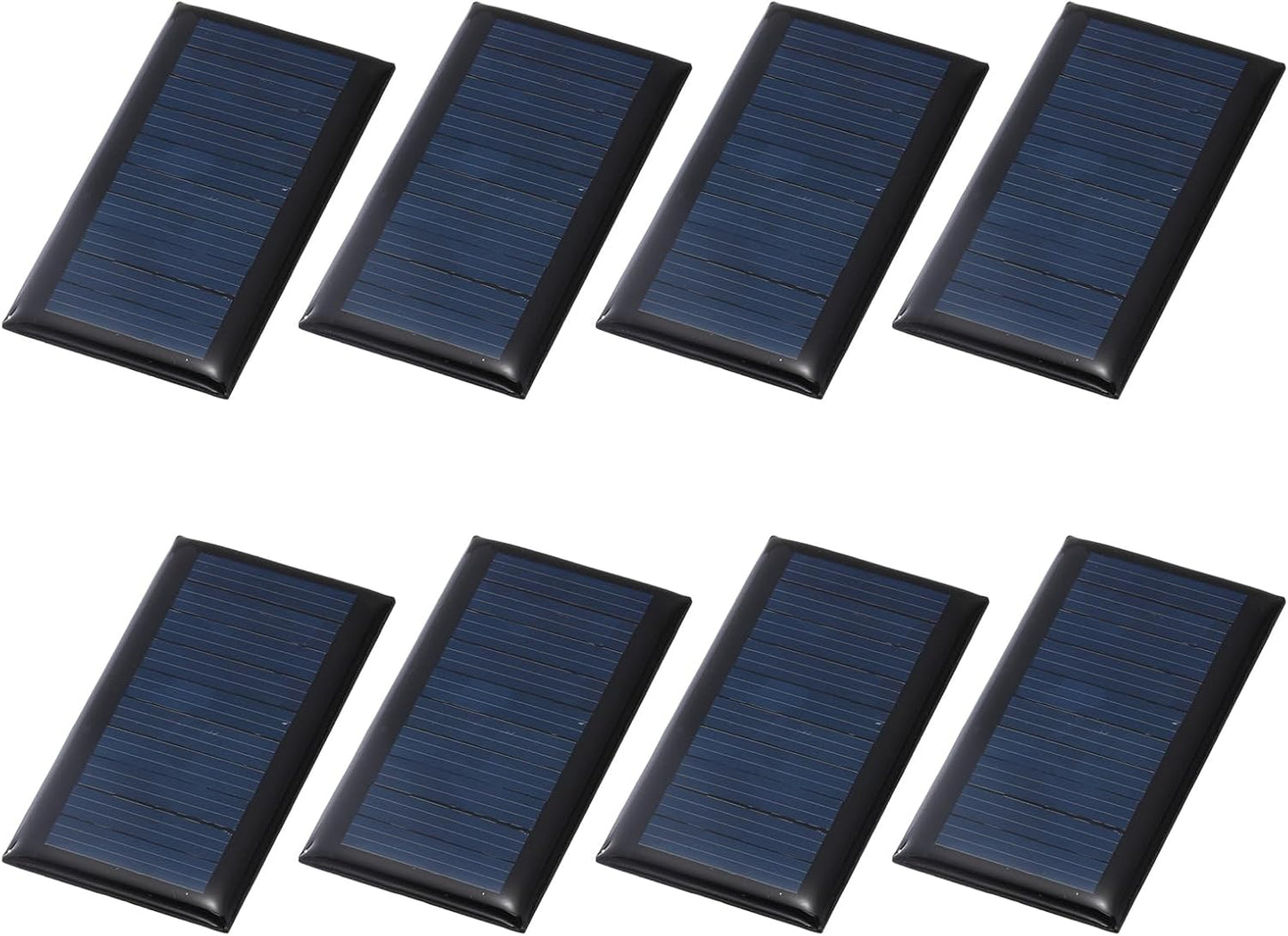 MECCANIXITY 8PCS 1.5V 0.09W 0.06A Mini Solar Panels for Solar Power, Small Solar Photovoltaic Cells Charge DIY Electric Toy Materials Solar System Kits, 1.18" x 1.18"