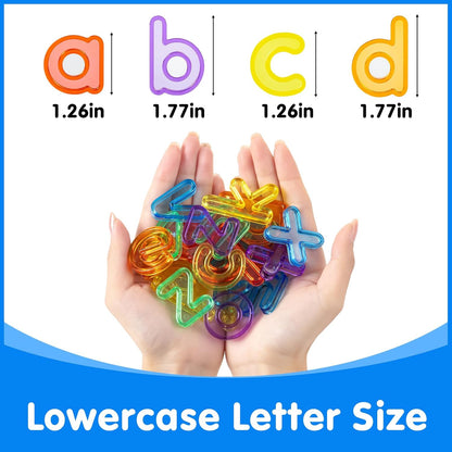 Odoorgames Light Box with Shapes & Cards Set – Light Table for Kids, Educational Toys for Tracing, Sensory Play & Early Learning (Cyan)