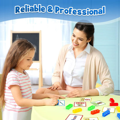 Aizweb Sight Words Flash Cards, Phonics Games Learn to Read Spelling Reading Learning Games, Dolch Site Words Digraphs CVC Blends Long Vowel Sounds for Pre-k Kindergarten 1st 2nd 3rd Speech Therapy
