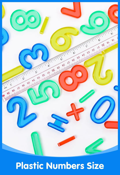 78 Pcs Translucent Lowercase Letters - Plastic Alphabet Letters - Light Table Play and Early Learning Manipulatives