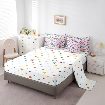 Erosebridal Chemical Equation Bed in a Bag Queen Comforter Set 7 Piece,Chemistry Bedding Sets Science Students Learning Gift Sheet Set with Comforter,Molecular Formula Education Bed Set - Colors A
