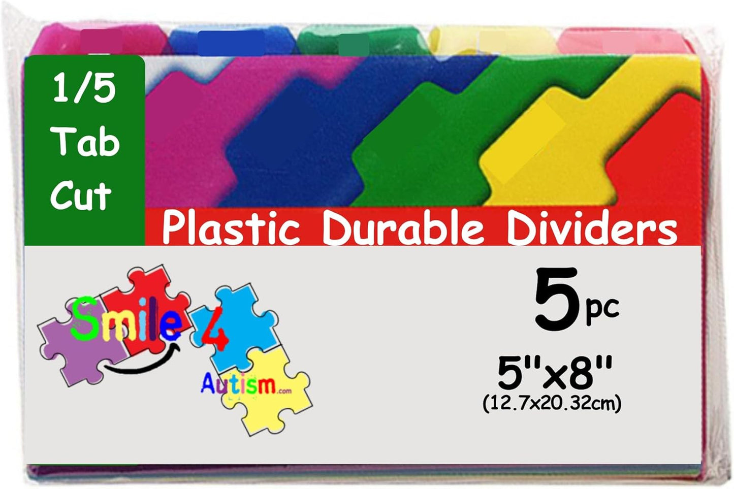 Smile4autism Large 2.5x10 ¼” Tools Perfect to Keep Your Loose Visual Picture Cards Organized. Autism, ABA, ADHD, Language & Apraxia Aspergers