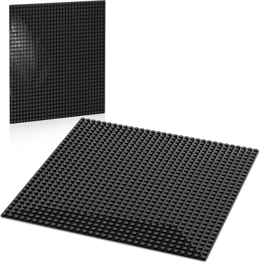 Pokiiulk Classic Baseplates Building Plates-Pack of 10 Large 10" x 10" Building Bricks, Compatible with All Major Brands and Activity Table, Perfect STEM Gift for Builders Age 3+ (Multicolored)