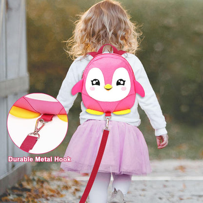 Accmor Toddler Harness Backpack Leash, Cute Dinosaur Backpacks with Anti Lost Wrist Link, Cute Mini Child Backpack Wristband Tether Strap and Protection Leashes for Boys Girls Aged 1-3 Years