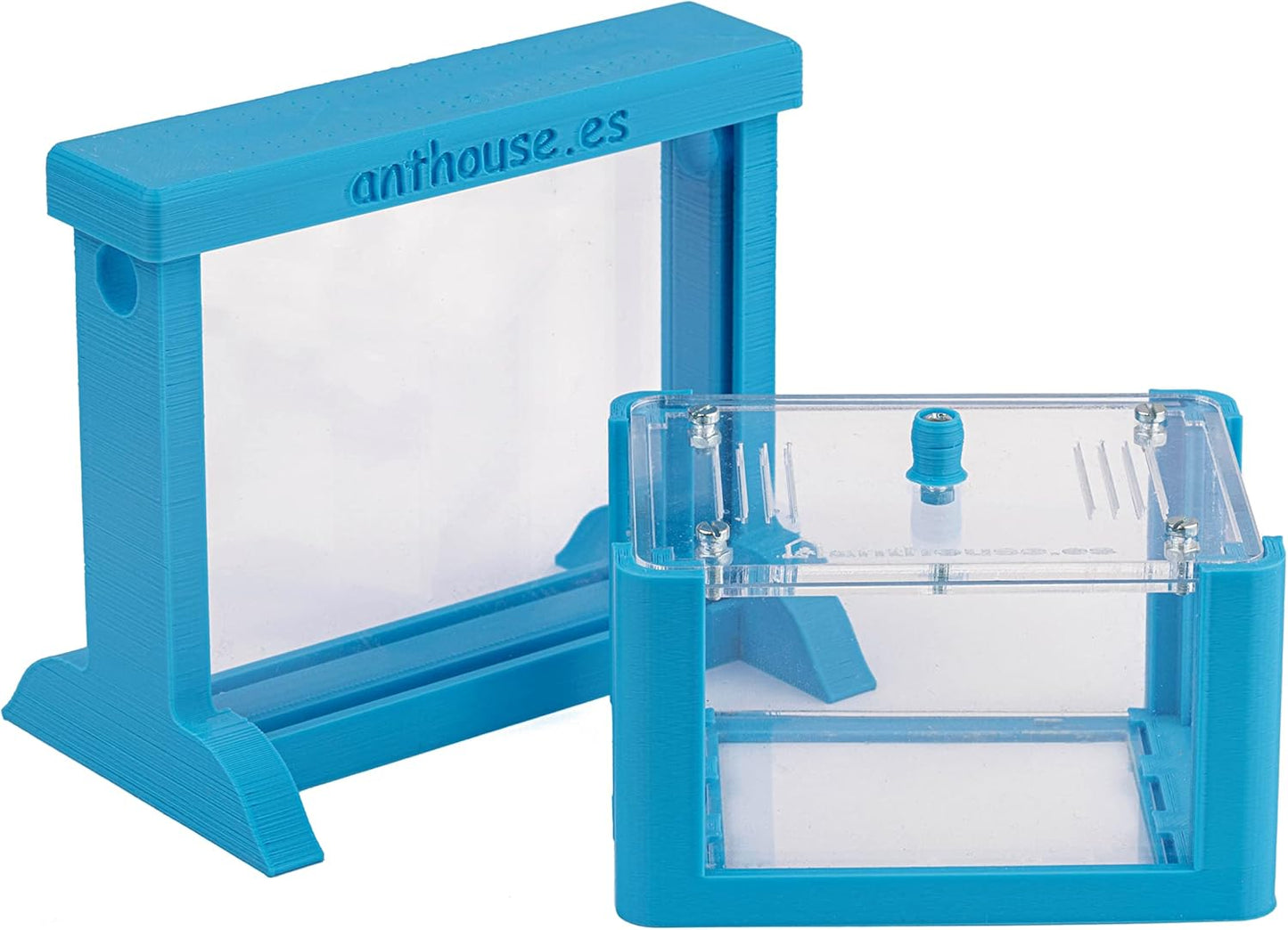 Anthouse.ES - Natural Sand Ant Farm - Basic Acrylic Kit (Sandwich + Foraging Box) - 12x10x1 cm and 18x10x5 cm