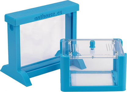 Anthouse.ES - Natural Sand Ant Farm - Basic Acrylic Kit (Sandwich + Foraging Box) - 12x10x1 cm and 18x10x5 cm